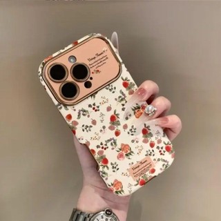 Sang Trọng Cửa Sổ Lớn Toàn Màn Hình Hoa Hồng Đứng Ốp lưng iPhone16 15 14 13 Pro Max Chống Sốc Bảo Vệ Camera Chống Rơi Ốp Lưng Mềm