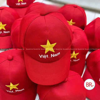[2/9] Mũ lưỡi trai cờ đỏ sao vàng Việt Nam-Phụ Kiện Cổ Vũ, Trang Trí Lễ Hội, Quốc Khánh 2/9 TẠP HÓA ANGI