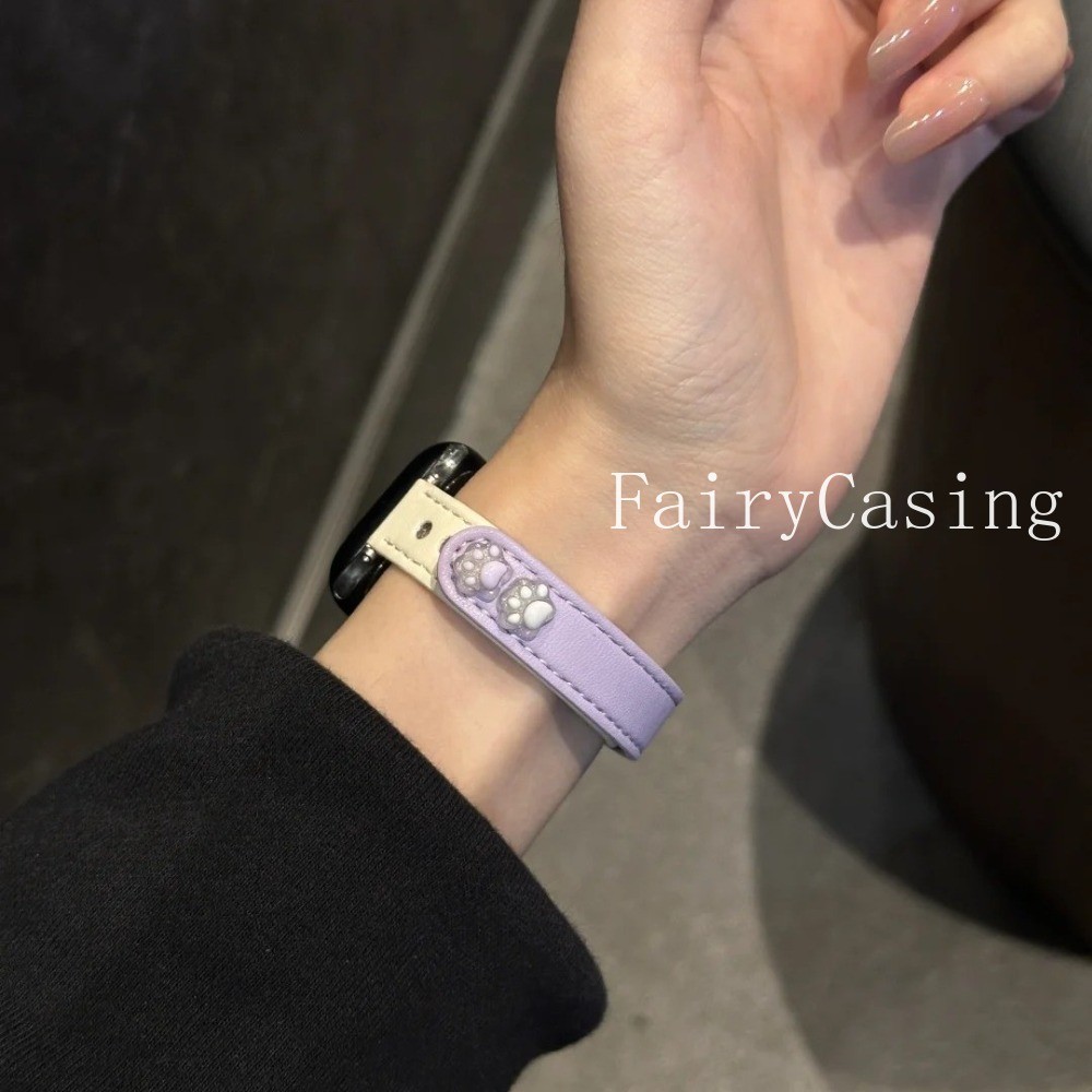 Cat 's Paw Slim Dây Da Cho Huawei Watch Fit 3 2 Fit 4 11 Pro 10 9 8 Band Vòng Tay Thay Thế Huawei Fit 4Pro Phụ Kiện