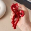 Kẹp móng vuốt tóc không thể áp dụng AFTEROF, Kẹp cá mập linh hoạt chống va chạm, Kẹp tóc đuôi ngựa bằng silicon mềm mại thoải mái hợp thời trang cho tóc dày hoặc mịn
