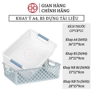 Khay Nhựa Chữ Nhật, Rổ Nhựa Việt Nhật Đa Năng Đựng Tài Liệu, Đồ Dùng Văn Phòng - Việt Nhật Plastic HN