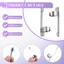 Kẹp Bút Chì Kim Loại Trượt Trên Túi Bút Chì Kẹp Chụp Trong, Kẹp Đựng Bút Chì Kim Loại Có Thể Treo Được Kẹp Bút Chì Di Động, 60 Chiếc