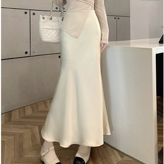 Váy đuôi cá Satin gợi cảm hình AE S-2XL 5 màu