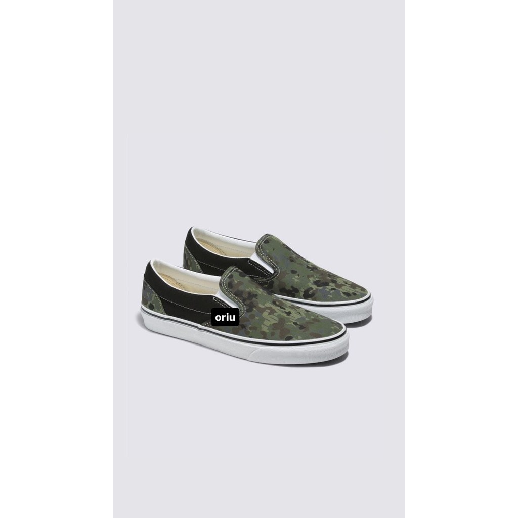 Giày slip on COLOURRAIN CAMO GREEN/MULTI