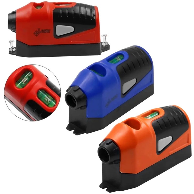Máy chiếu laser  Cầm tay Ngang dọc Tự cân bằng  Công cụ đo mức laser Mini Đa năng