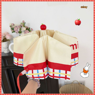 [Mưa hoặc Mưa] Ô Thỏ Miffy Học Sinh Giày Bốt Đỏ Dễ Thương Có Thể Gập Lại Kem Chống Nắng Chống Tia Cực tím Ô Chống Nắng Giáo Viên Giá Trị Cao '