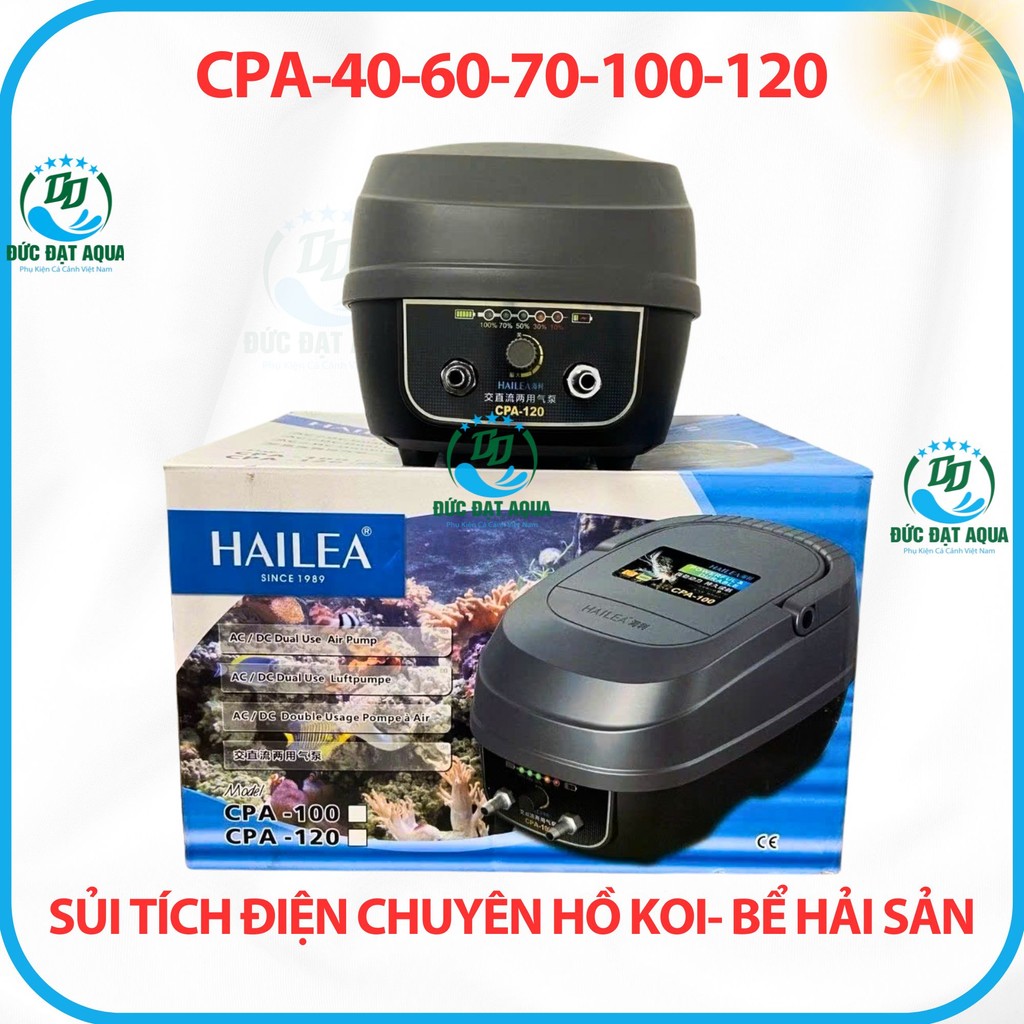 Sủi tích điện hồ Koi hồ cá- bể hải sản CPA-40-60-70-100-120-Sau khi ngắt điện có thể chạy 9-10 tiếng