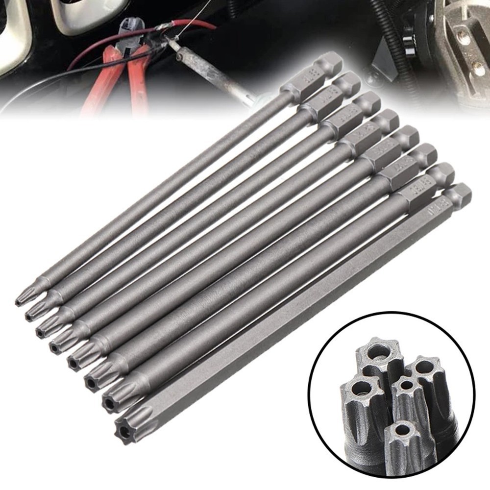[Welv] 1 Mũi tuốc nơ vít Torx từ tính dài 150mm T8, T10, T15, T20, T25, T27, T30, T40