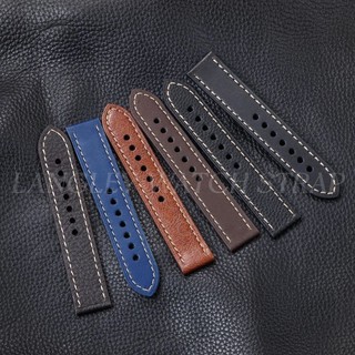 Dây đeo đồng hồ da thật cổ điển 20mm 22mm 24mm Dây đeo đồng hồ da bò cổ điển Vải thiều họa tiết Họa tiết da bò Vòng tay nam nữ Dây đeo cổ tay thông thường