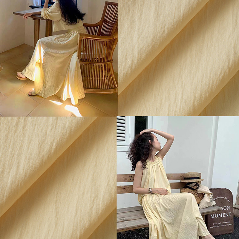 Đám Mây Cotton Hỗn Hợp Vải Màu Váy Chống Tĩnh Điện Lót Vải Trang Trí DIY Handmade Nửa Mét TJ10395