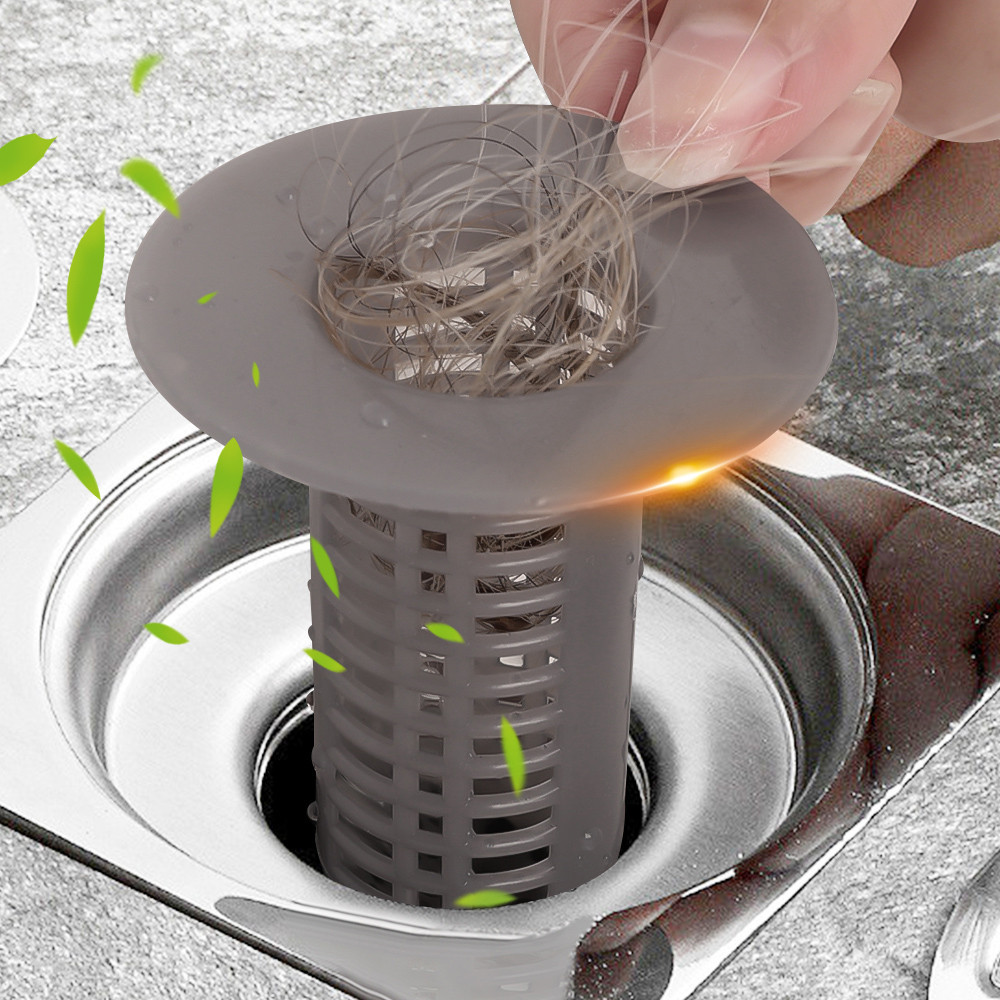 1 / 2 / 3 Bộ Lọc Thoát Nước Sàn - Lọc Thoát Nước Nhà Bếp - Nhựa PP, Dài, Chống Tắc - Lọc Lưới Thải Thực Phẩm - Máy Bắt Tóc Basbin - Dụng Cụ Thoát Sàn Phòng Tắm