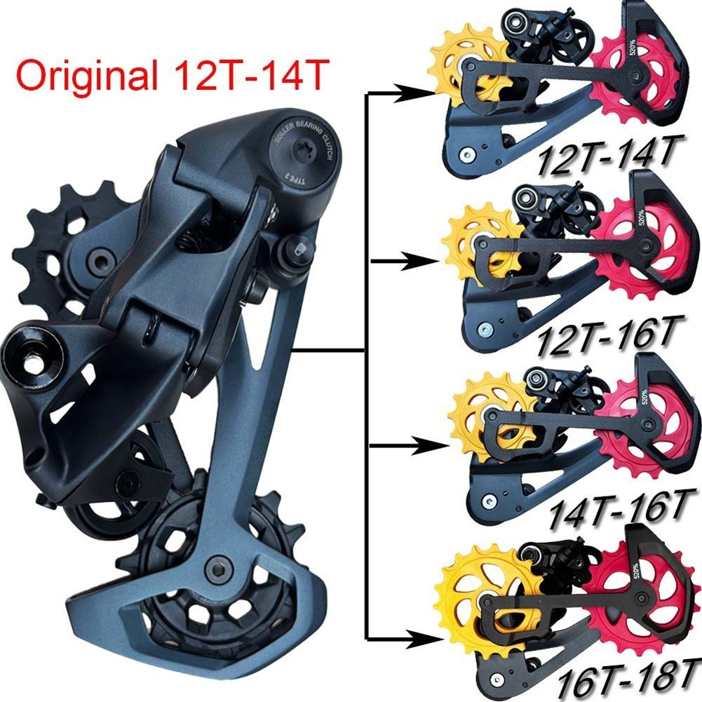 [Cosyh] 10-18T MTB Xe Đạp Phía Sau Mech Derailleur Ròng Rọc Bánh Xe Mang Xe Đạp Đường Bộ