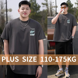 [Plus Size] Áo thun nam 10XL 9XL Size lớn Plus Size Cotton cổ tròn tay ngắn Oversize Áo 10XL 9XL