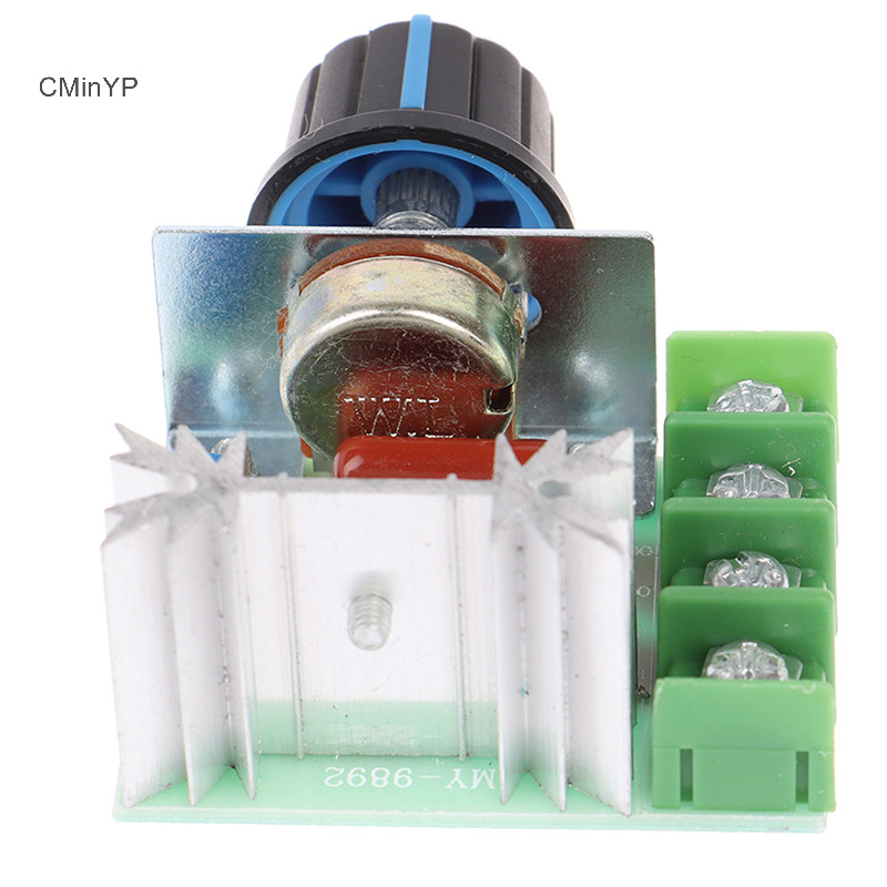 Cminyp 1Pc 50-220V 2000W Bộ Điều Khiển Tốc Độ Dimmers SCR Bộ Điều Chỉnh Điện Áp Nhiệt Dụng Cụ Vinh Quang
