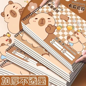 Sổ vẽ Capybara hoạt hình đáng yêu chất liệu tốt Sổ vẽ giấy vẽ Capybara mĩ thuật