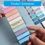 MOON Tab chỉ mục tự dính Dấu trang tab tập tin cho lịch lập kế hoạch