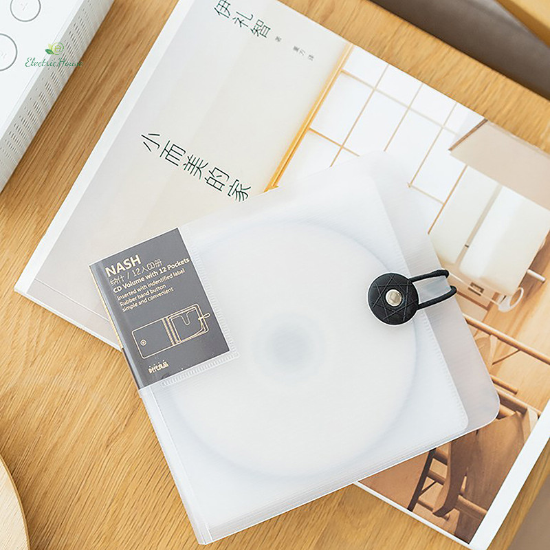 [Nhà Điện] Hộp Đựng Đĩa Nhựa Màu Trong Suốt CD Hộp Đựng DVD Ví Túi Bảo Quản Người Tổ Chức Hộp Đựng Túi CD DVD Hộp Album Hộp Có Khóa mới