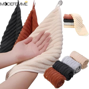 Khăn tay nhung san hô - Có thể treo, thấm nước, có thể giặt được - Đồ dùng vệ sinh gia đình - Tấm cọ rửa nội thất - Vải rửa chén dày - Bộ đồ ăn Khăn lau