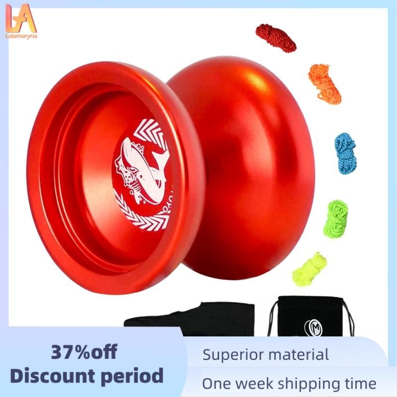 Magicyo N12 Shark Honor Yoyo Hợp kim nhôm Yoyo chuyên nghiệp không phản hồi Yoyo quay thời gian dài với dây Yoyo