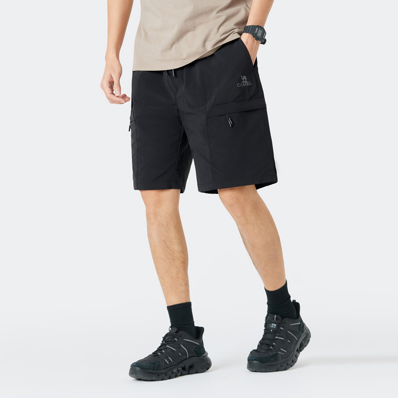Ảnh Quần âu nam CAMEL CROWN Quần short co giãn thoáng khí Quần short thể thao ngoài trời 2