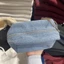 Mới Dung Tích Lớn Retro Denim Túi Bảo Quản Túi Vệ Sinh Túi Đựng Mỹ Phẩm Hộp Đựng Bút Chì