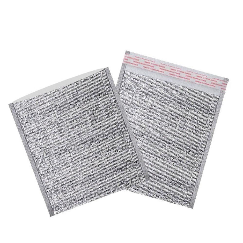 HWAIDY 50 Cái / gói Túi Giấy Nhôm, Túi Cách Nhiệt Ấm Lạnh Băng, Bảo Quản Đồ Uống Giữ Nhiệt Thực Phẩm Có Túi Làm Mát Đóng Cửa