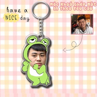 Móc khóa Thegioipuzzle ghép mặt theo yêu cầu siêu hài, đẹp và dễ thương, làm quà tặng, quà kỷ niệm