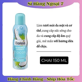 [auth] XỊT KHOÁNG BALEA  AQUA 150ML -NỘI ĐỊA ĐỨC ĐỦ BILL [Hot] .