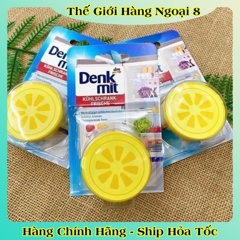 Sáp Khử Mùi Diệt Khuẩn Tủ Lạnh Denkmit Hương Chanh Vỉ 40Gr -Hàng Nội địa Đức