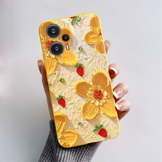 Redmi Note 12 Turbo Ốp Lưng Silicon Mềm Thiết Kế Mới 2024 Thẩm Mỹ Phi Hành Gia Sơn TPU Slim Cover Cho Xiaomi Redmi Note12 Turbo Poco F5 Ốp Lưng