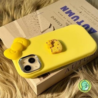 Vỏ Bánh Quy KT Cho Tecno GO 2024 2023 20 20C Infinix Hot 40 Pro 30i 10 Lite Zero 30 4G Note 30 Smart 7 6 5 Cover Hoạt Hình Dễ Thương 3D Hello Kitty Màu Nơ Hồng Vỏ Điện Thoại Mềm