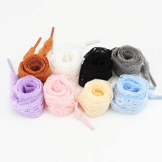 Dây buộc giày ren phẳng lạ mắt, rộng 3CM, dài 80/100/120CM, dùng cho giày thể thao vải ngoài trời nữ