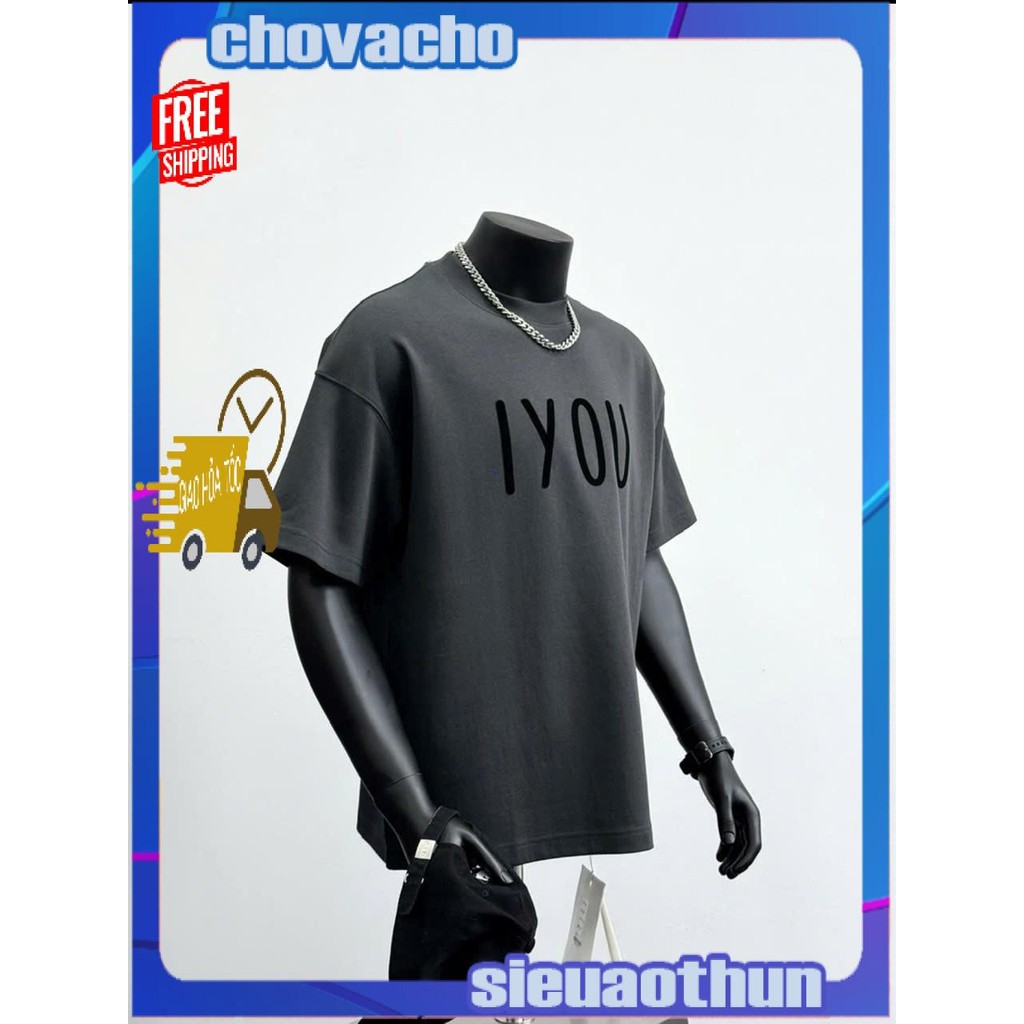 Áo thun Stee Cổ tròn IYOU Localbrand ICVCVNI Unisex Cotton