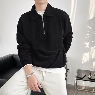 Áo len nam EERSHENSHI dây kéo phong cách Hàn Quốc áo len dệt kim dài tay màu trơn hàng đầu