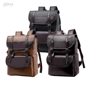 Jfory Laptop Ba Lô Dây Đeo Có Thể Điều Chỉnh Hợp Thời Trang Da PU Du Lịch Ba Lô Túi Làm Việc Cho Công Sở Thể Thao Ngoài Trời Du Lịch Kinh Doanh Đi Bộ Đường Dài