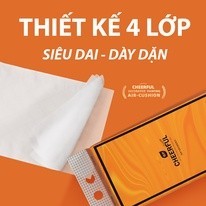 Giấy rút treo tường 1280 tờ Cheeful tiện lợi, nội địa trung cao cấp 4 lớp - M123