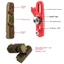 Miếng đệm phanh C vành bánh xe đạp AWNGD, Hợp kim nhôm nhẹ + Caliper phanh xe đạp cao su, Phụ tùng xe đạp bền bỉ Phụ kiện xe đạp 10 màu Xe đạp