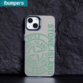 ibumpers Ốp Lưng iPhone Xinh Ngầu Stone Island Ốp Điện Thoại Ốp Điện Thoại IMD Cứng Trơn Chống Bẩn Chống Sốc Cho Iphone 15 14 12 13 11 Pro Max
