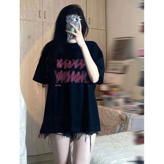 Mới 100% Cotton Plus Size 4XL Tay Ngắn Oversize Cổ Tròn Áo Thun Nữ Plus Size Tee Rời Thương Hiệu Địa Phương Hoạt Hình Trang Phục Làm Việc Thời Trang top