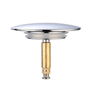 Jkdesign Nút chặn thoát nước bồn tắm 70mm bằng đồng thau, chỉ có con dấu phẳng, có thể điều chỉnh, lọc bật lên