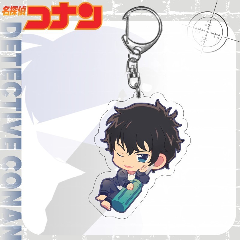 Móc Khoá, Mô Hình Standee Thám Tử Conan Haibara Ai Kuroba Kaito Mouri Ran Trang Trí Bàn Học, Làm Việc