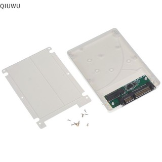 Thẻ chuyển đổi QIUWU B + M M M.2 Ngff (sata) ssd sang 2,5 inch sata3 kèm ốc vít vỏ.
