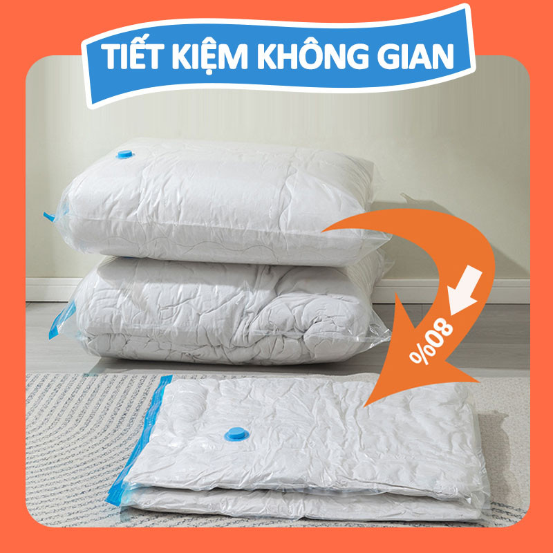Túi hút chân không đựng quần áo Chăn gối chất liệu Chống bụi và chống ẩm Máy hút chân không chất lượng vượt trội