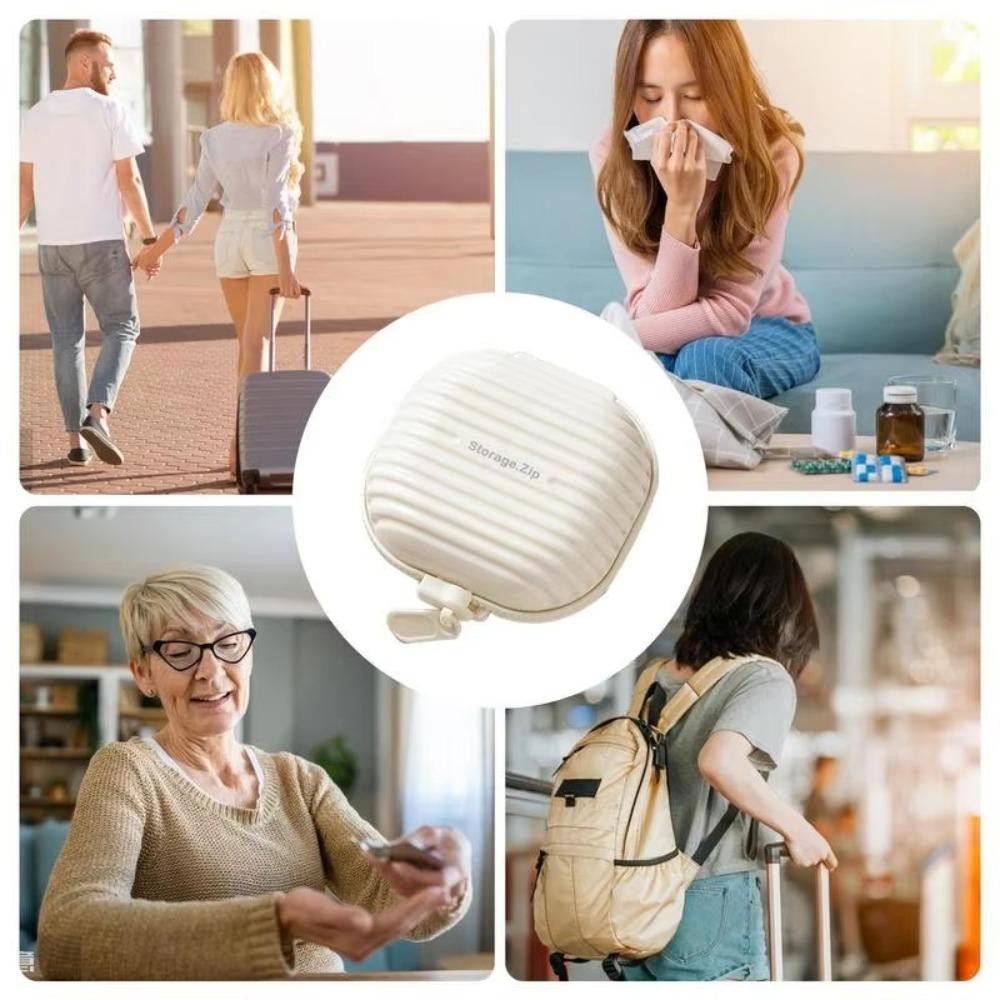 Hộp đựng thuốc DAYBREAK, 7 lưới có nắp đựng thuốc, Hộp đựng thuốc cầm tay