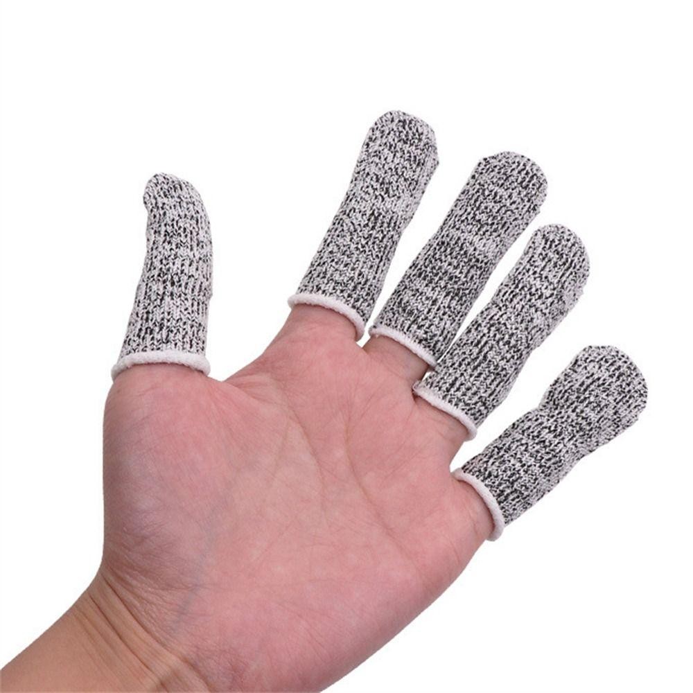 NEAVERLER 10 Miếng Che Ngón Tay Chống Cắt, Bảo Vệ Ngón Tay Linh Hoạt Bền Đẹp, Tay Bảo Vệ An Toàn Cao Cấp Đa Năng