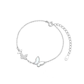 Vòng tay bướm bạc S925 Trang sức thời trang đơn giản Quà tặng sinh viên nữ