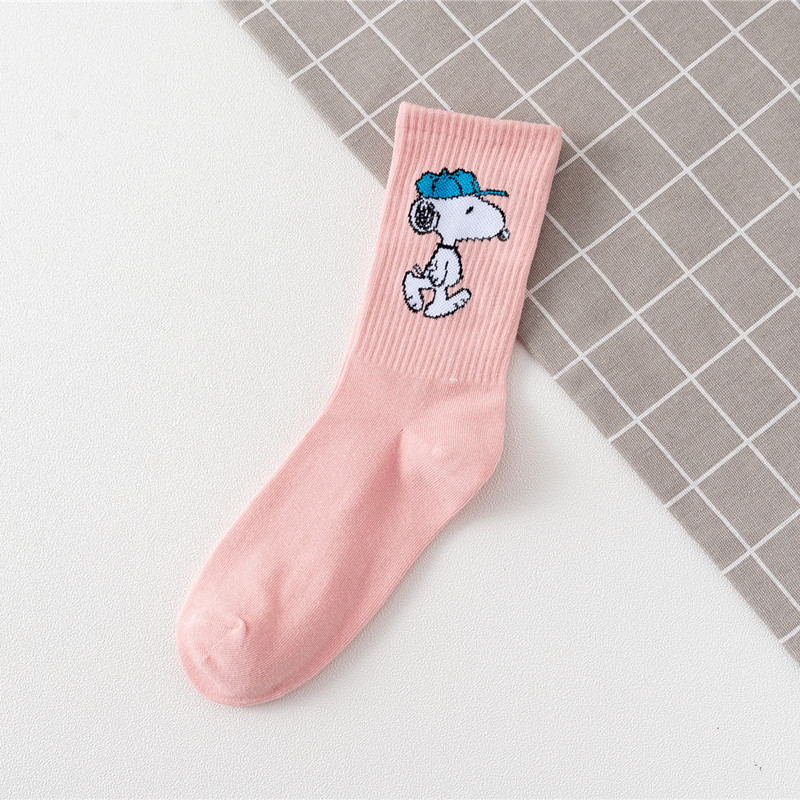 Tất Snoopy Thể Thao Cotton Thu Đông Giữa Ống Bé Gái Quà Tặng | BigBuy360 - bigbuy360.vn