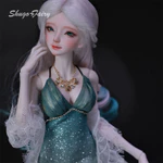 Shugafairy Xana 1 / 4 Bjd Doll Big Ngực Cầu Vồng Series Hiện Đại Phong Cách Đơn Giản Thanh Lịch Cyan Đầm Chất Lượng Cao Bóng Khớp Búp Bê — ảnh 3