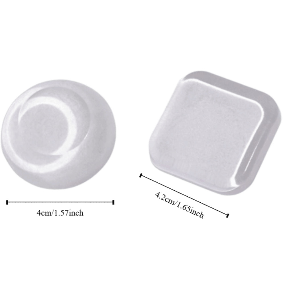 Nút chặn cửa JIGK 1 / 6 CÁI, Nút chặn cửa chống sốc bằng silicon, Nội thất tắt tiếng thực tế Bảo vệ tường tự dính tại nhà