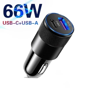 Tẩu Sạc Điện Thoại USB C QC 3.0 66W PD Type C Nhanh Trong Xe Hơi